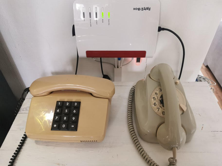 Alte Telefone Fritzbox